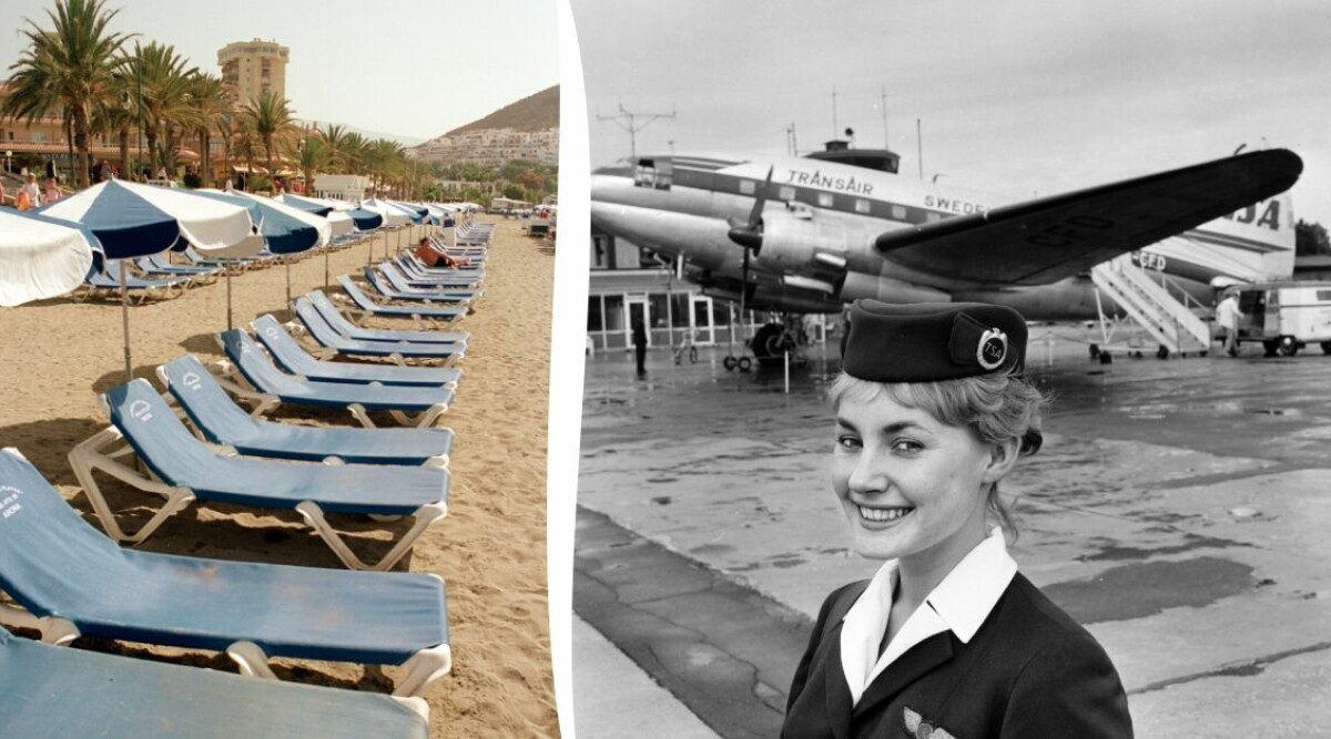 Wienerbröd och fyra stopp – så gick Sveriges första charterresa