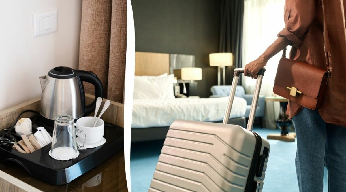 4 äckliga saker folk använder vattenkokaren till på hotellrummet