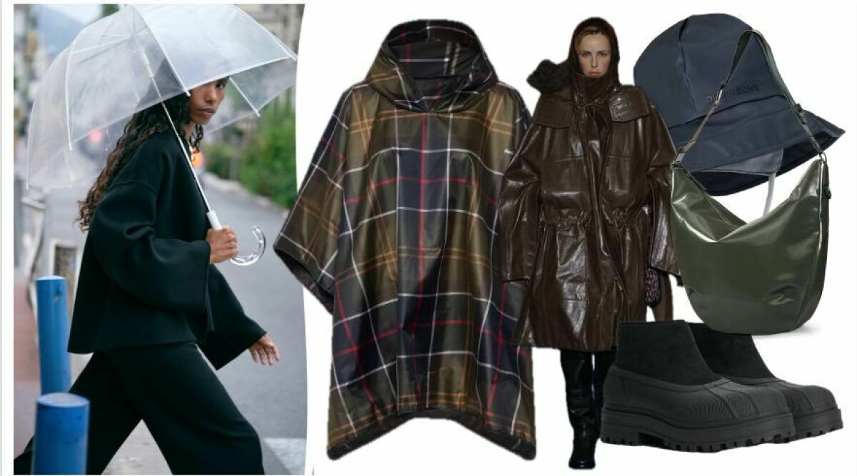 Modechefen: så här håller du stilen i regnet