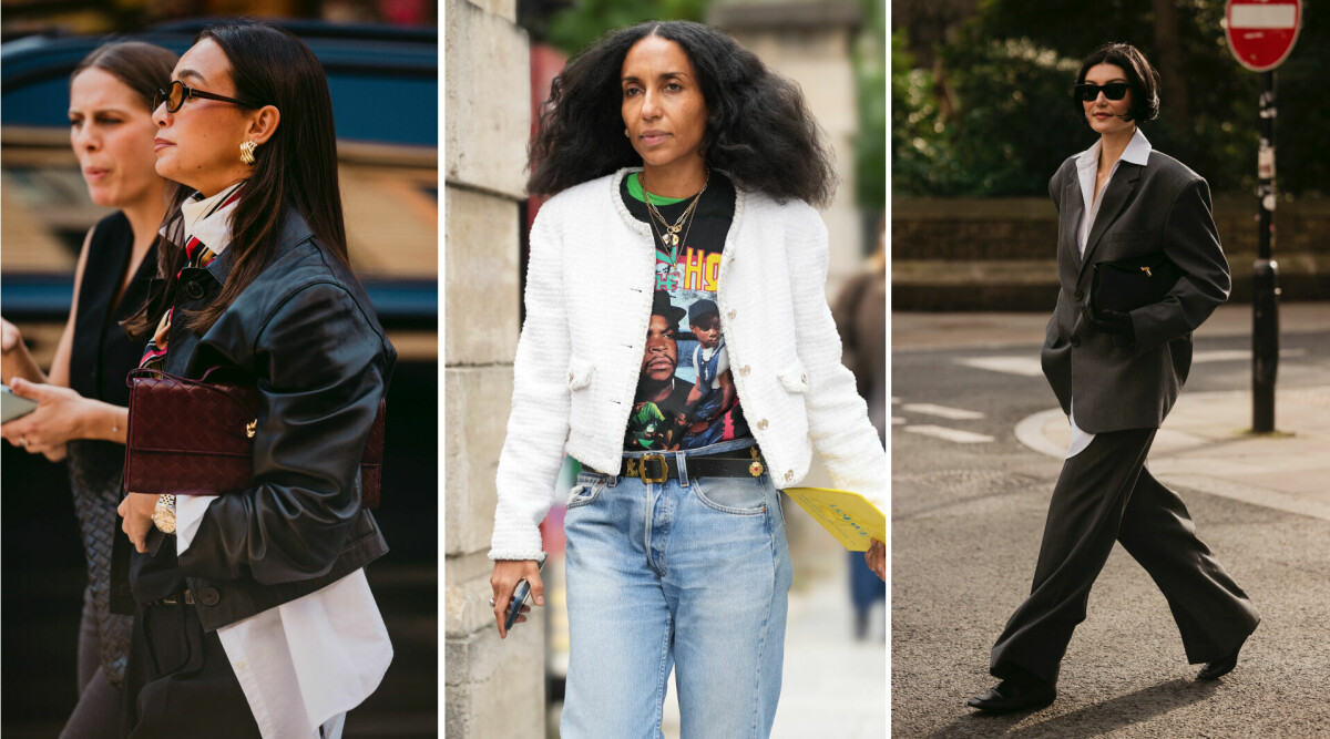 Modechefen guidar till den nya lager på lagerstylingen