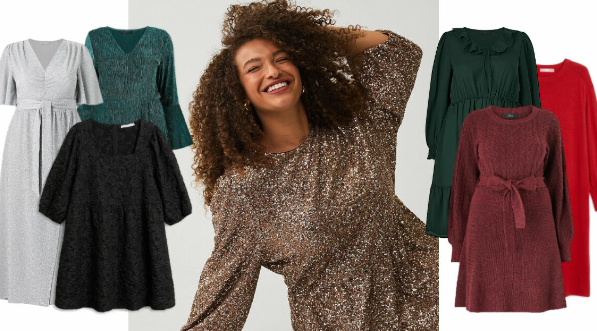 10 juliga festklänningar i större storlekar