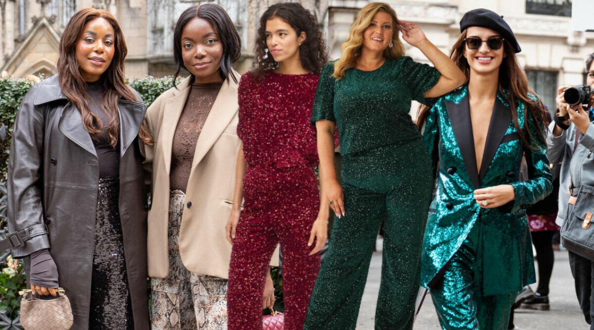 Så stylar du paljettbyxorna på fyra olika sätt