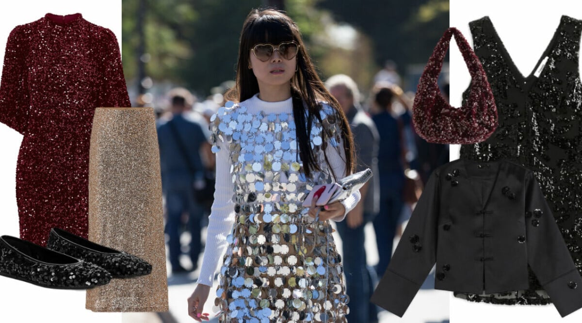 Så stylar du paljettkläderna – och så tvättar du dem