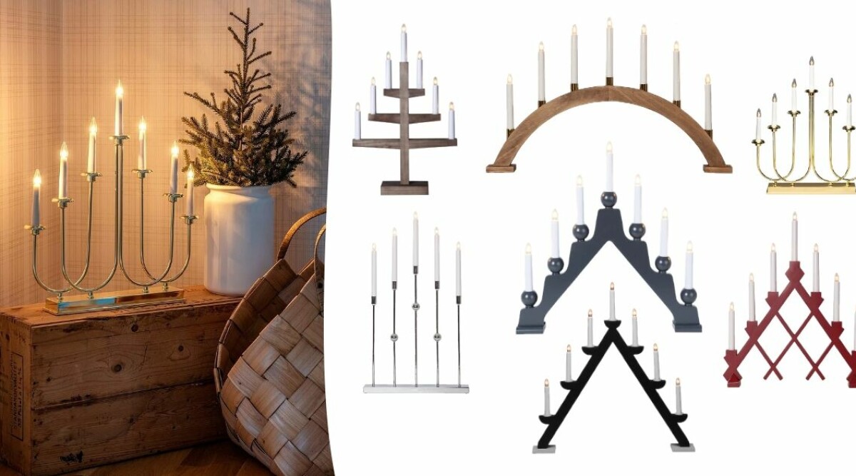 Adventsljusstakar 2025 – hitta den perfekta ljusstaken inför jul!