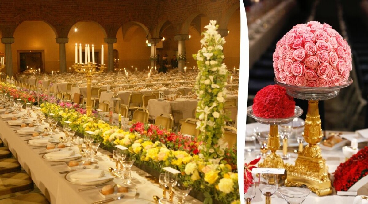 Nobelservisen, dukningen och blommorna genom åren – så har det sett ut