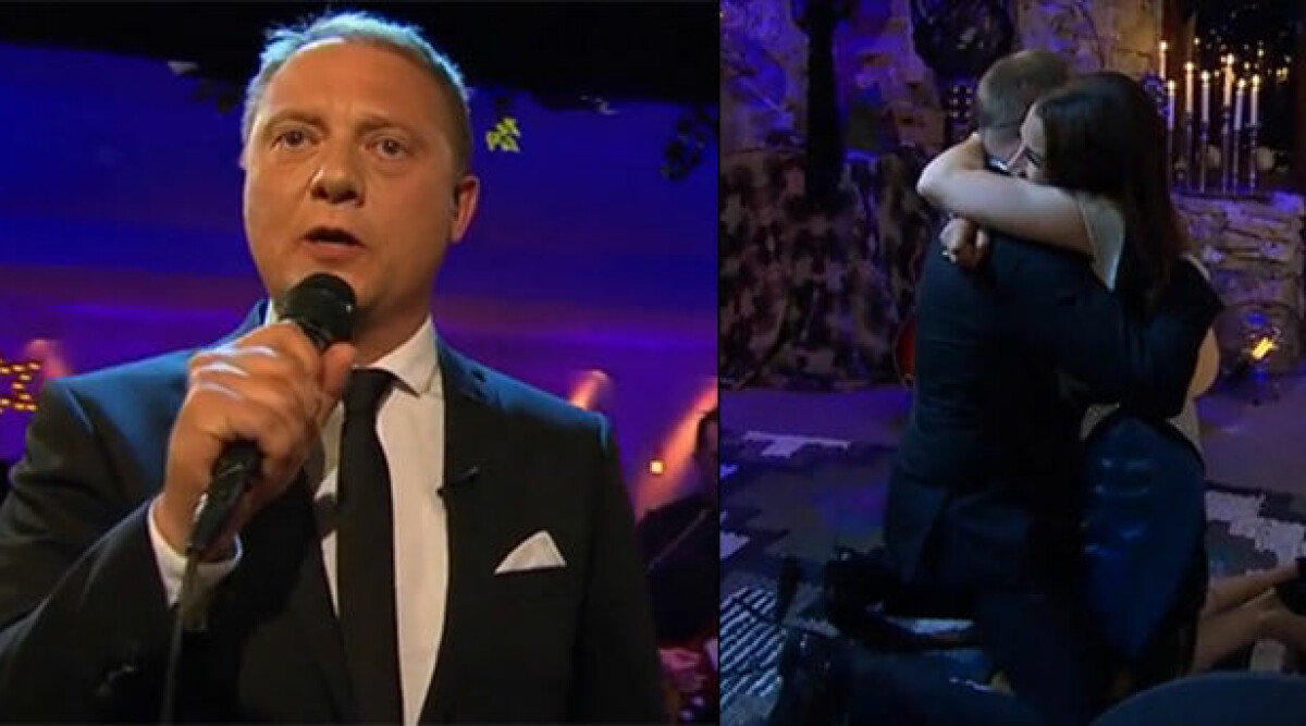 Se Magnus Carlsons mäktiga version av Jill Johnsons ”Kärleken är”