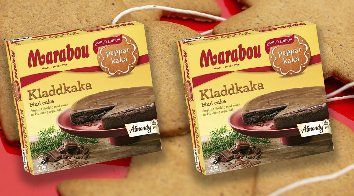 Ny kladdkaka med smak av Marabou pepparkaka 