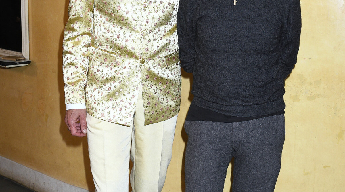 Mark Levengoods och Jonas Gardells tidiga bild ihop