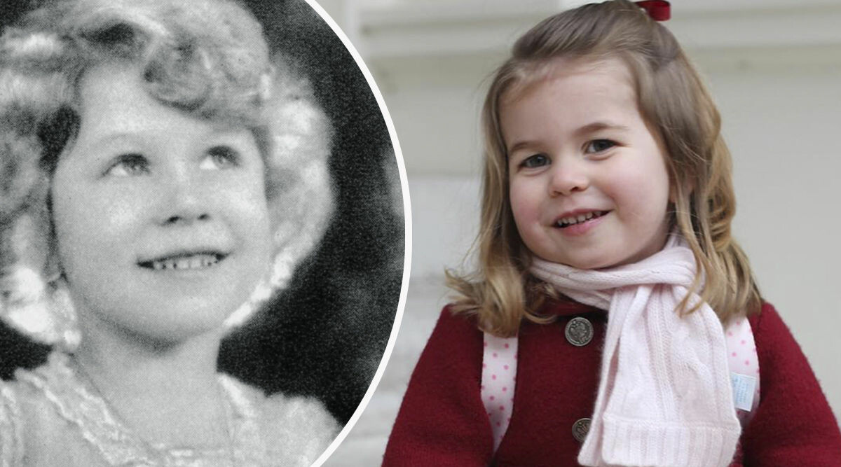 Så lik är prinsessan Charlotte sin gammelfarmor drottning Elizabeth II