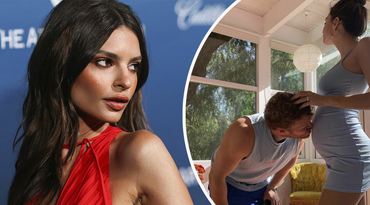 Gravida Emily Ratajkowski: Avskyr uttrycket ’vi’ är med barn