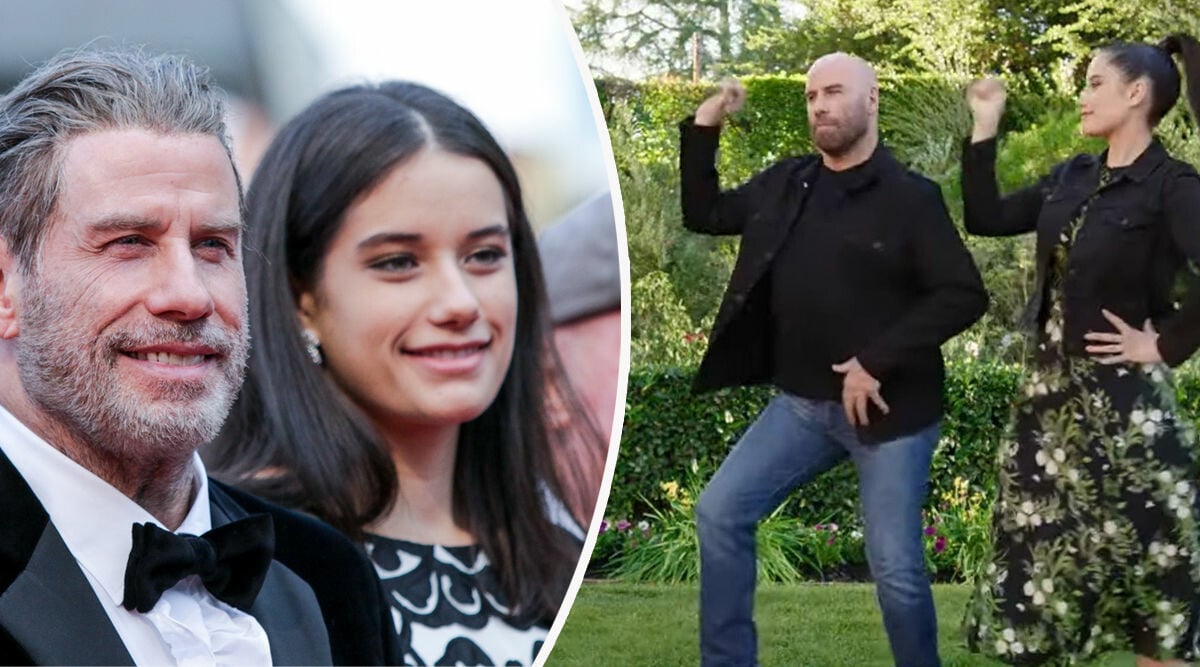 John Travolta dansar loss med dottern Ella i gullig video