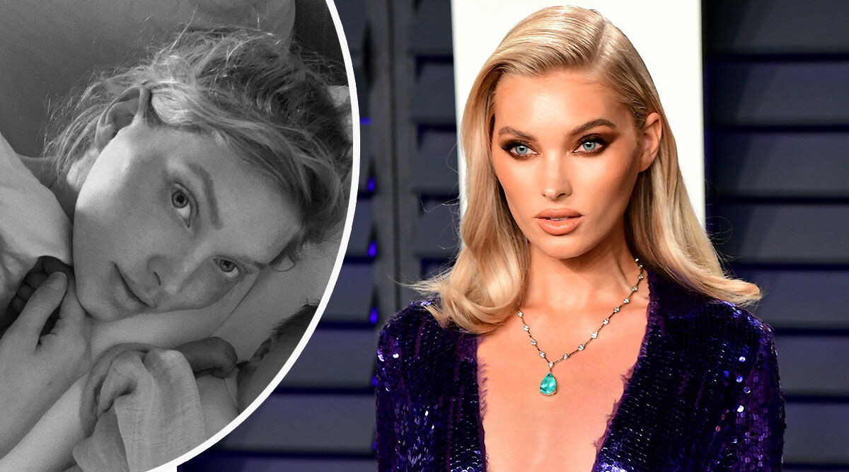 Elsa Hosk visar upp nyfödda dottern