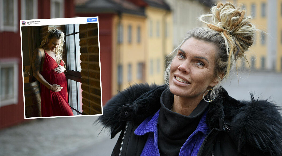 Mikaela Laurén gravid vid 45 – berättar om kampen för att bli mamma