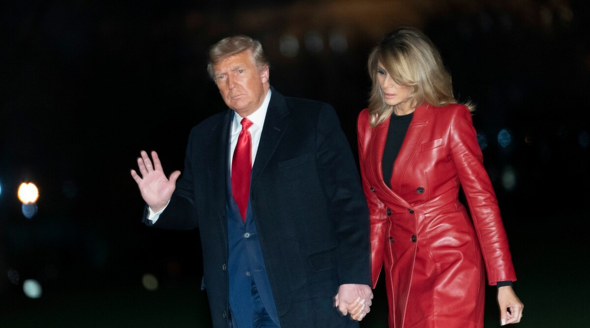 Bilderna på Melania Trump väcker frågor om relationen