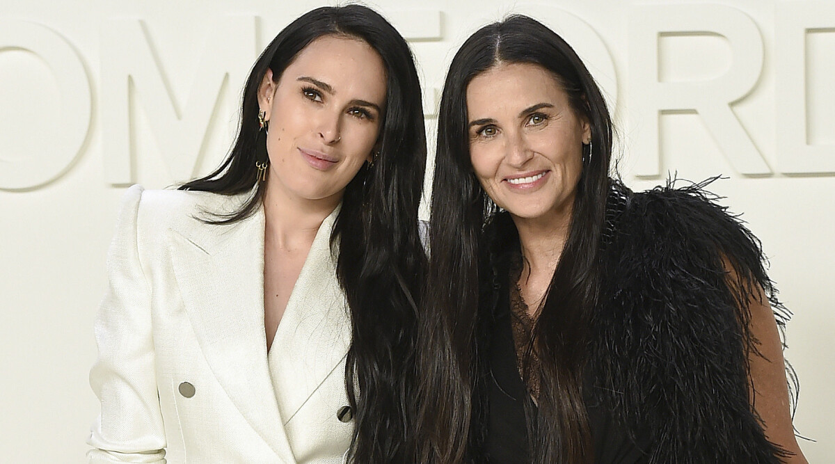 Rumer Willis och mamma Demi Moore lika som bär – nya bilder visar