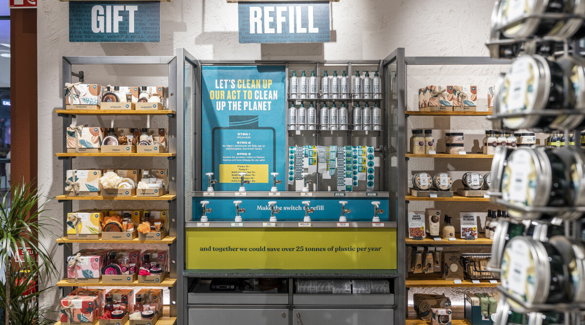 The Body Shop satsar stort på refill i butik