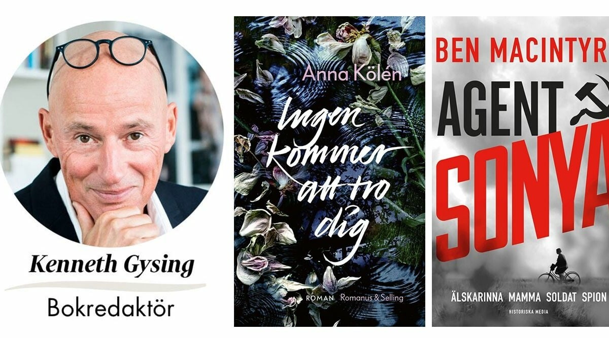 Bokredaktör Kenneth Gysing tipsar om 3 böcker att läsa under långhelgen