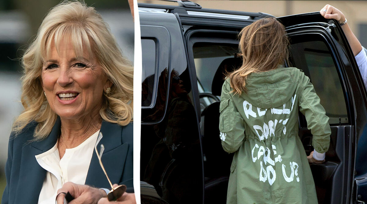 Jill Bidens modeval – piken mot Melania Trump