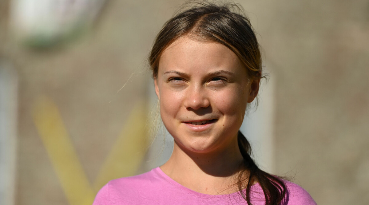 Så har du aldrig sett Greta Thunberg – ovanliga bilden väcker reaktioner