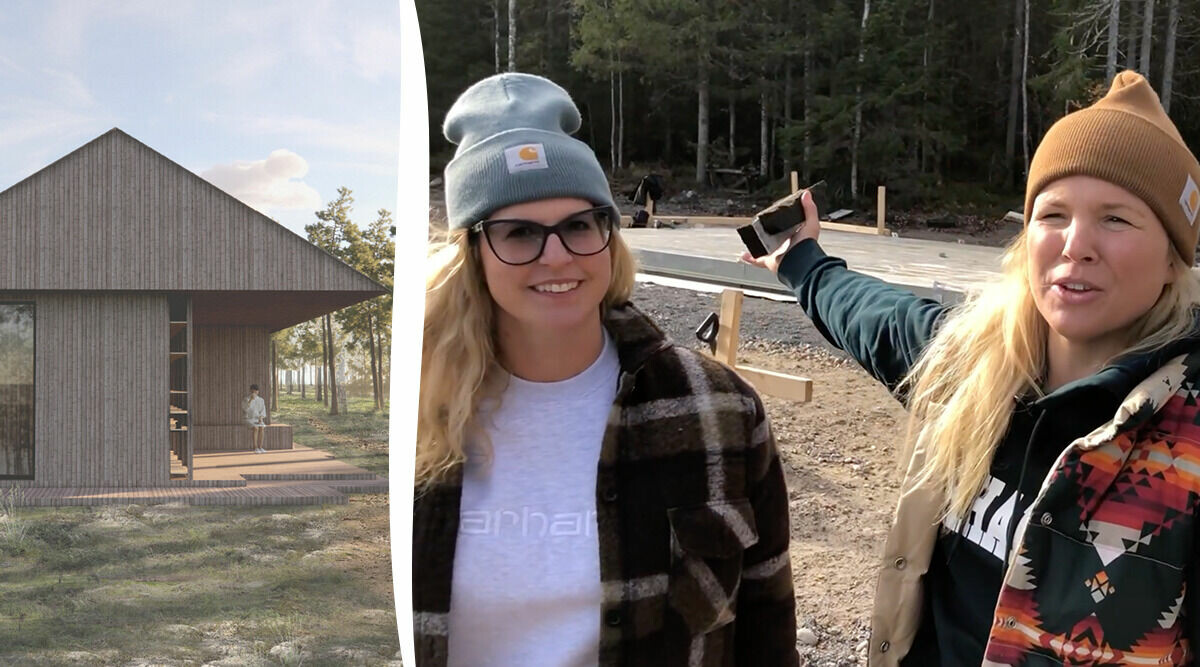 Anja och Filippa bygger sitt klimatsmarta drömhus – visar upp i nya serien