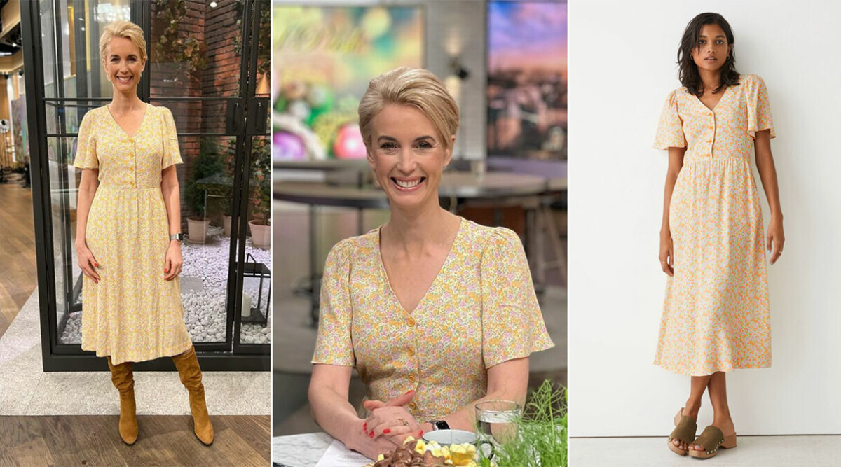 Här är Jenny Strömstedts klänning i nyhetsmorgon – och 5 sommarklänningar