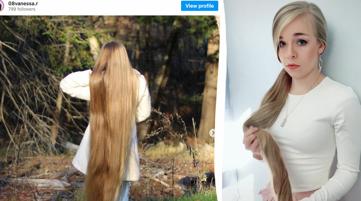 Kallades för verklighetens Rapunzel – sen klippte hon av sig allt hår