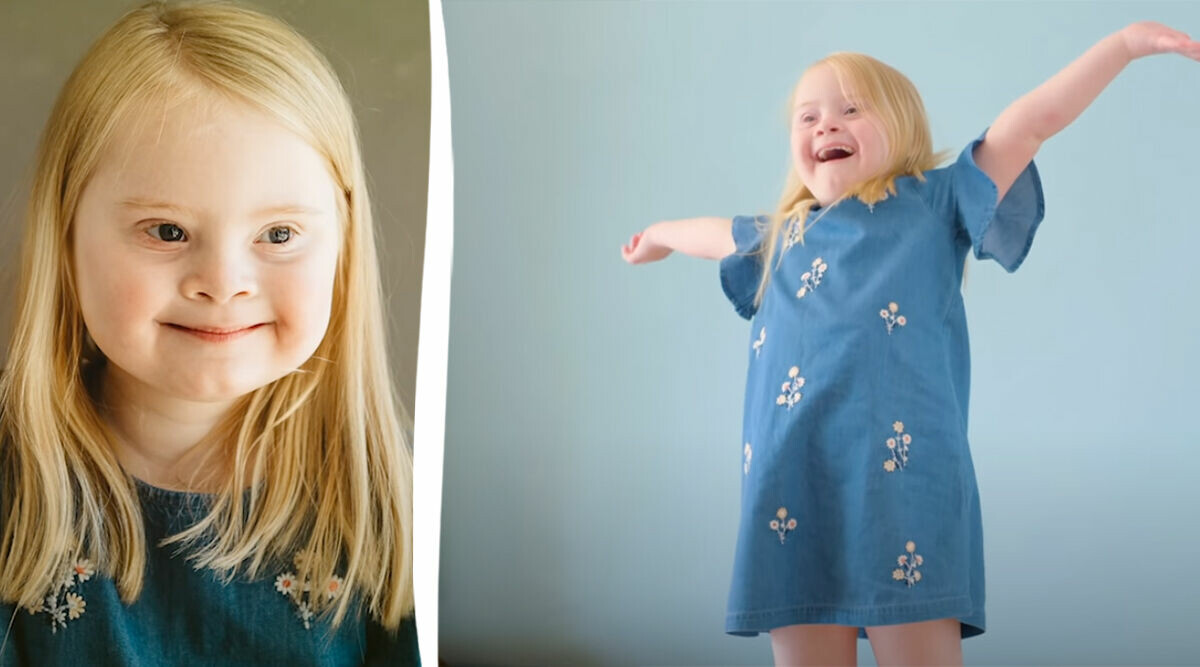 11-åriga flickan med Downs syndrom är modell – krossar alla fördomar