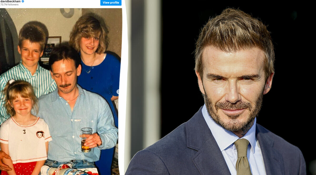David Beckhams okända syster – oväntade bilden