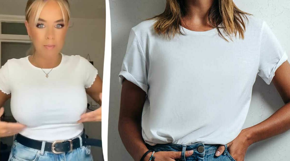 Smarta behåtricket när du har vit t-shirt