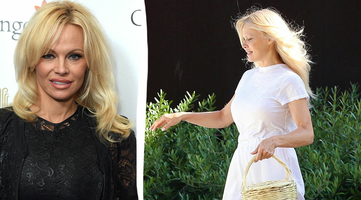 Pamela Anderson väljer kontroversiella skon – Crocs med klack