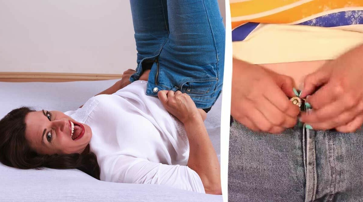 Enkla knepet för att få jeansen att passa