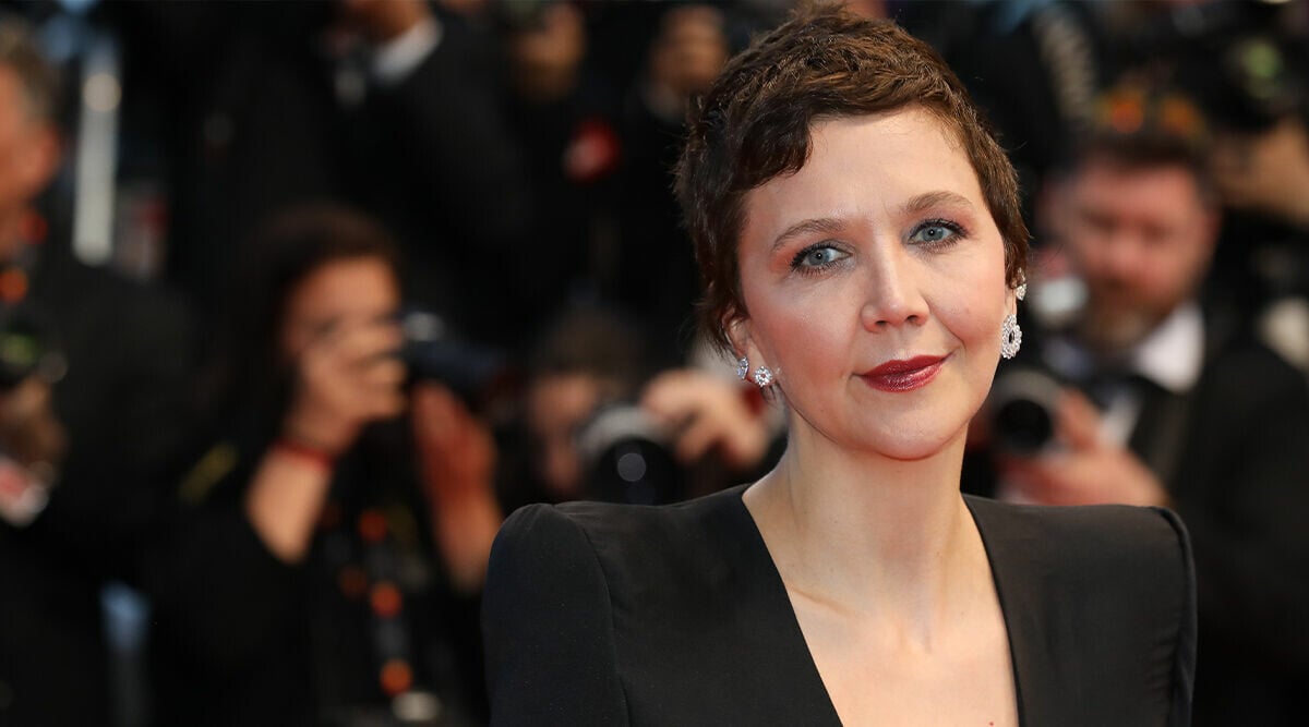 Maggie Gyllenhaal och dottern Ramona på Paris fashion week ihop