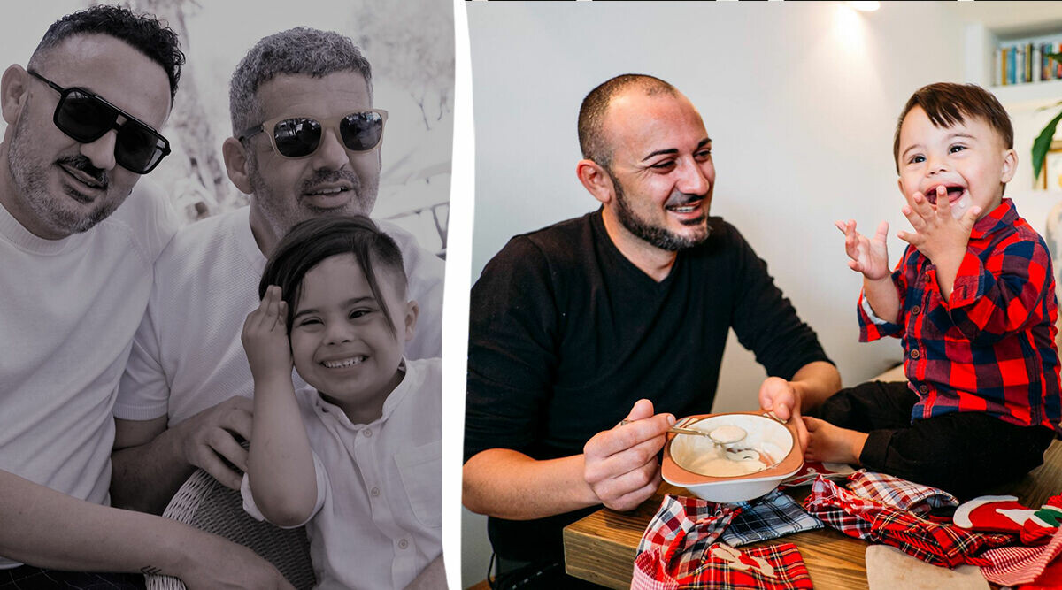 Homosexuella paret adopterade barnet som ingen ville ha: ”Gåva”