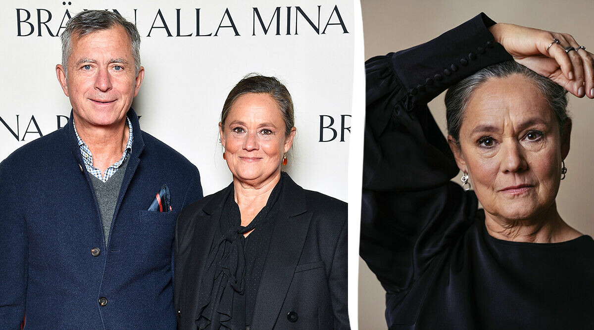 Pernilla August giftermål med kärleken Isac