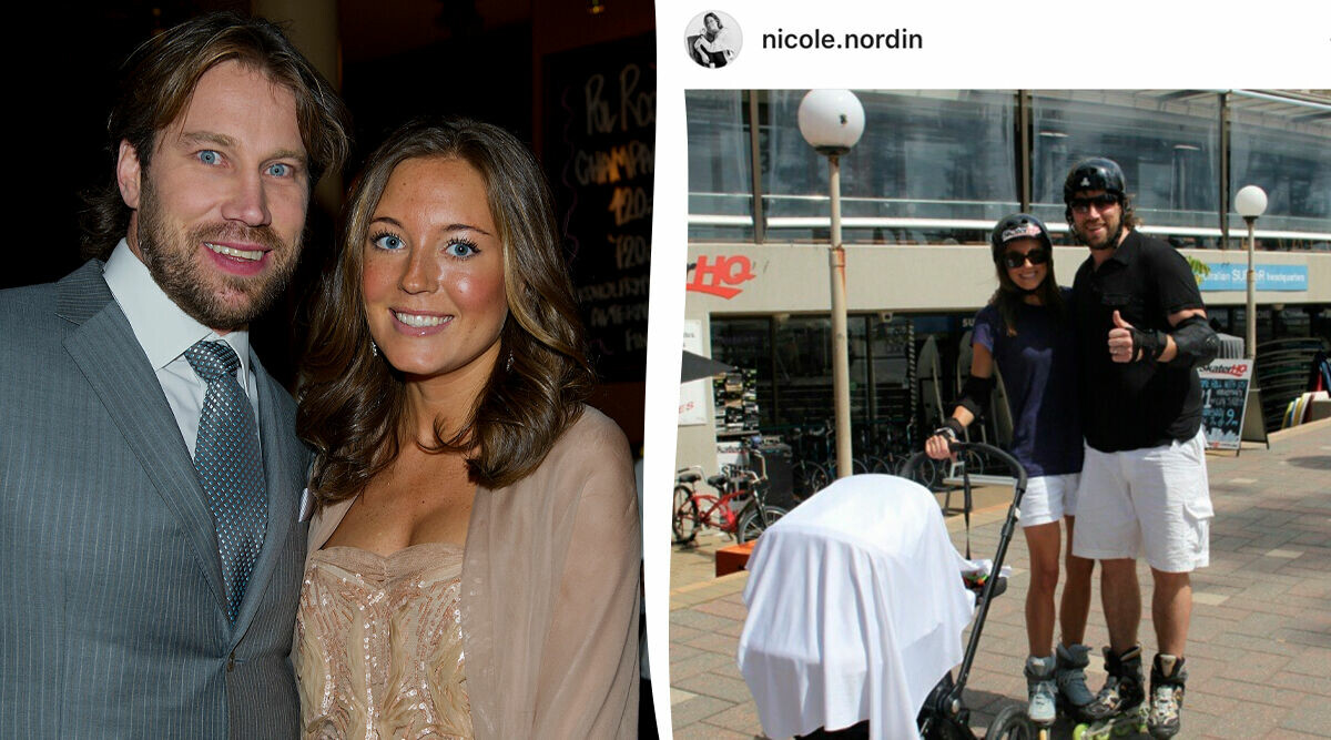 Peter ”Foppa” Forsbergs och Nicole Nordins kärleksresa i bilder