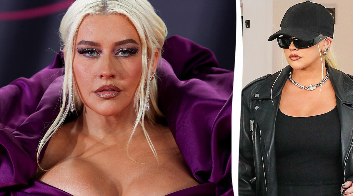 Christina Aguilera hoppar på utskällda byxtrenden