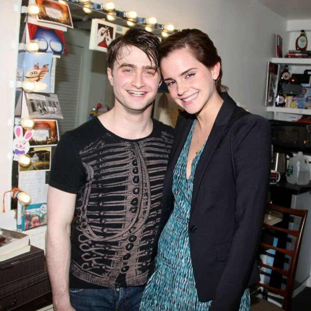 Daniel Radcliffe och Emma Watson. Emma Watson och Daniel Radcliffe