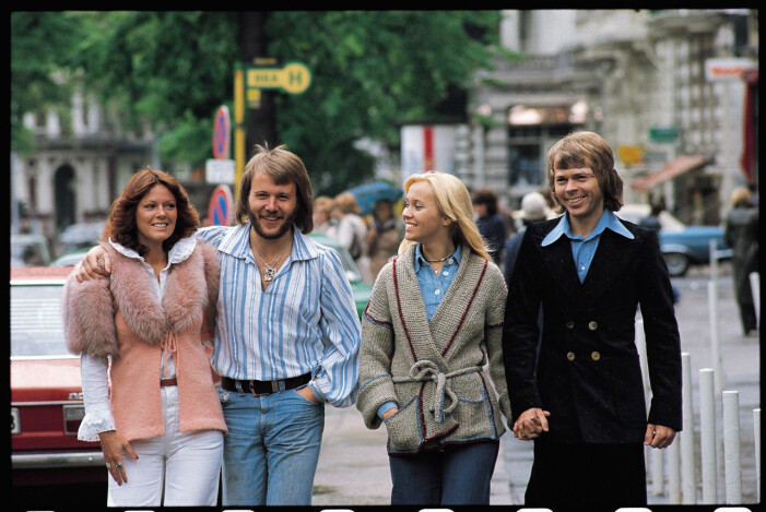 Abba på Stockholms gator