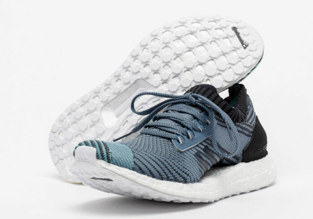 Adidas löparskor Parley Ultraboost är gjorda av plast som man städat upp från havet.