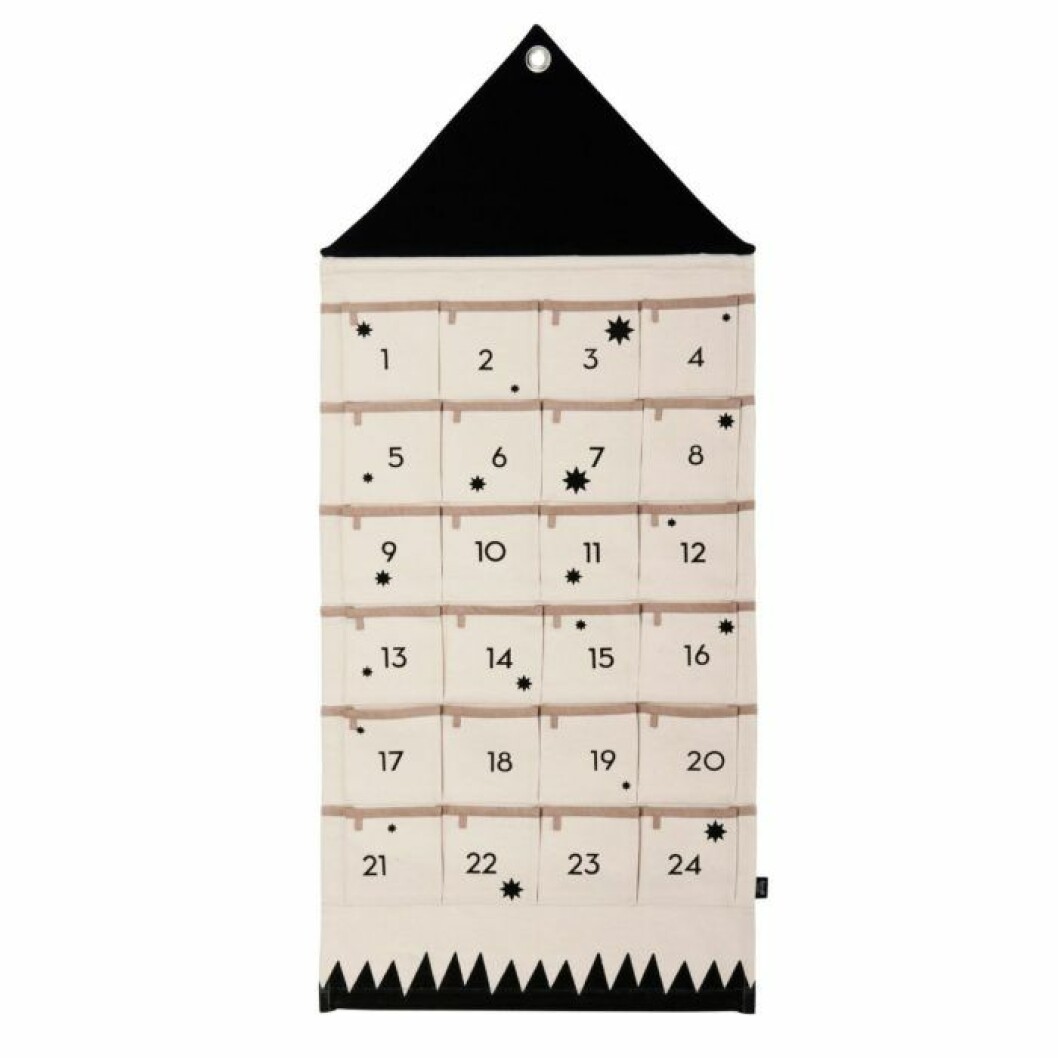 Adventskalender med 24 fack