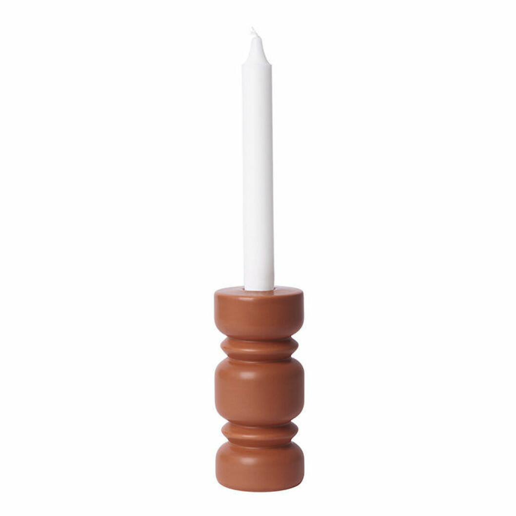 Ljusstake i stengods från Åhléns våren 2019