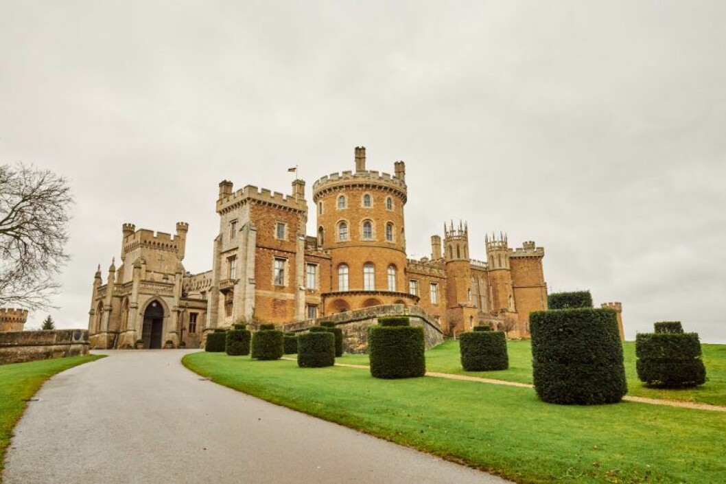 Det är inget fel på omgivningarna kring slottet. Belvoir Castle.