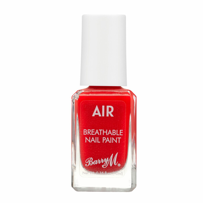 Röda nagellacket Air Breathable Nail Paint i färgen Scarlet, från Barry M.
