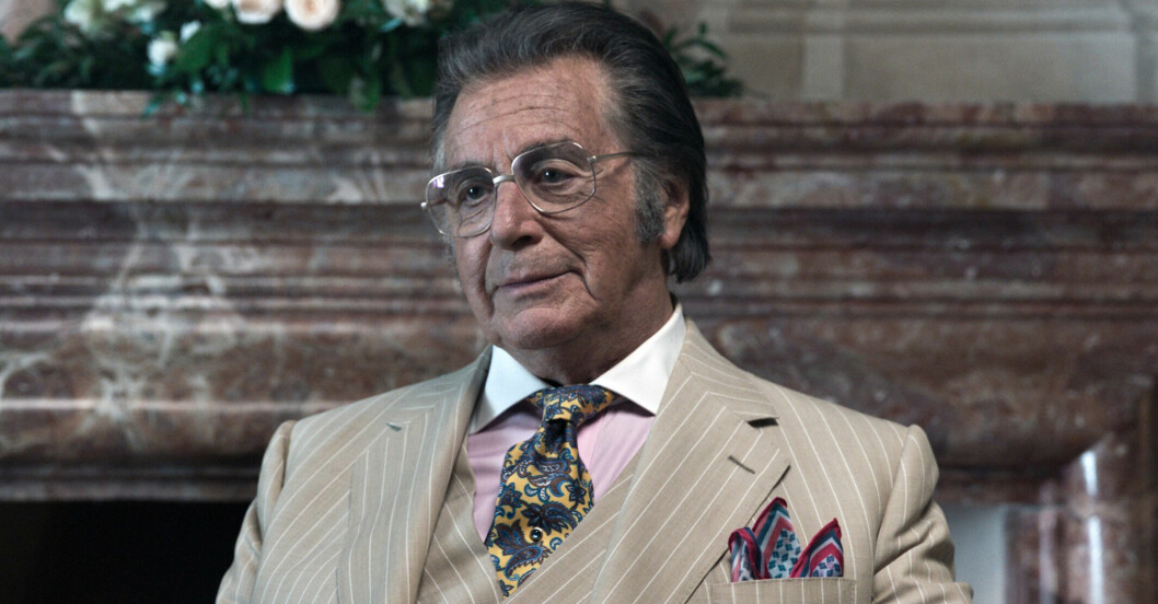 Al Pacino som Aldo Gucci. Al Pacino som Aldo Gucci.