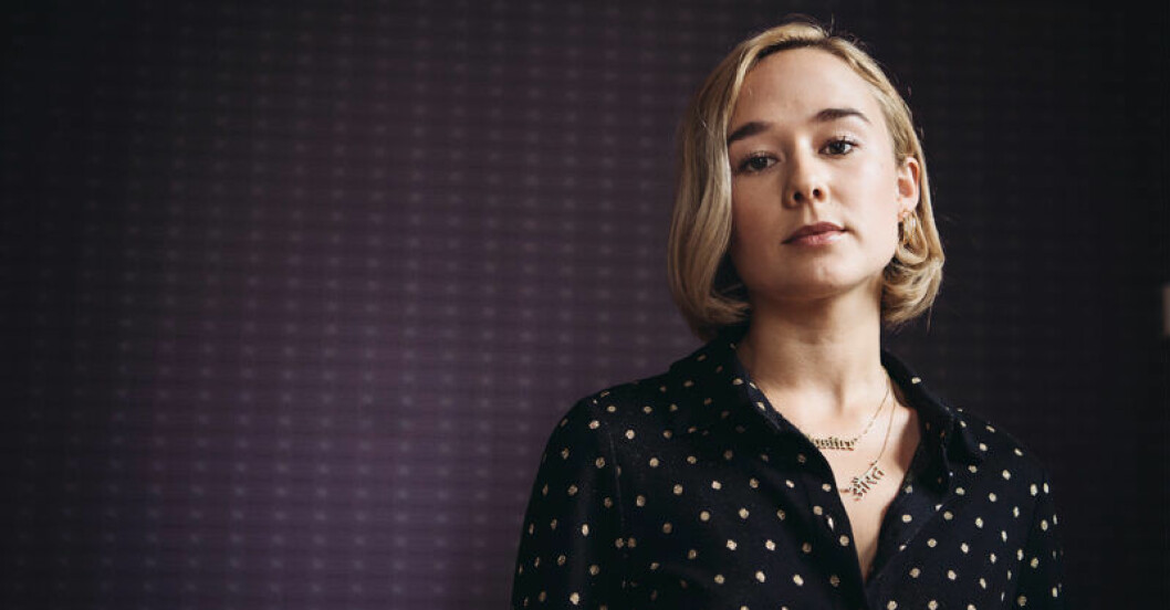 <em>Foto: Erik Simander/TT</em> Alba August spelade Astrid Lindgren i filmen Unga Astrid