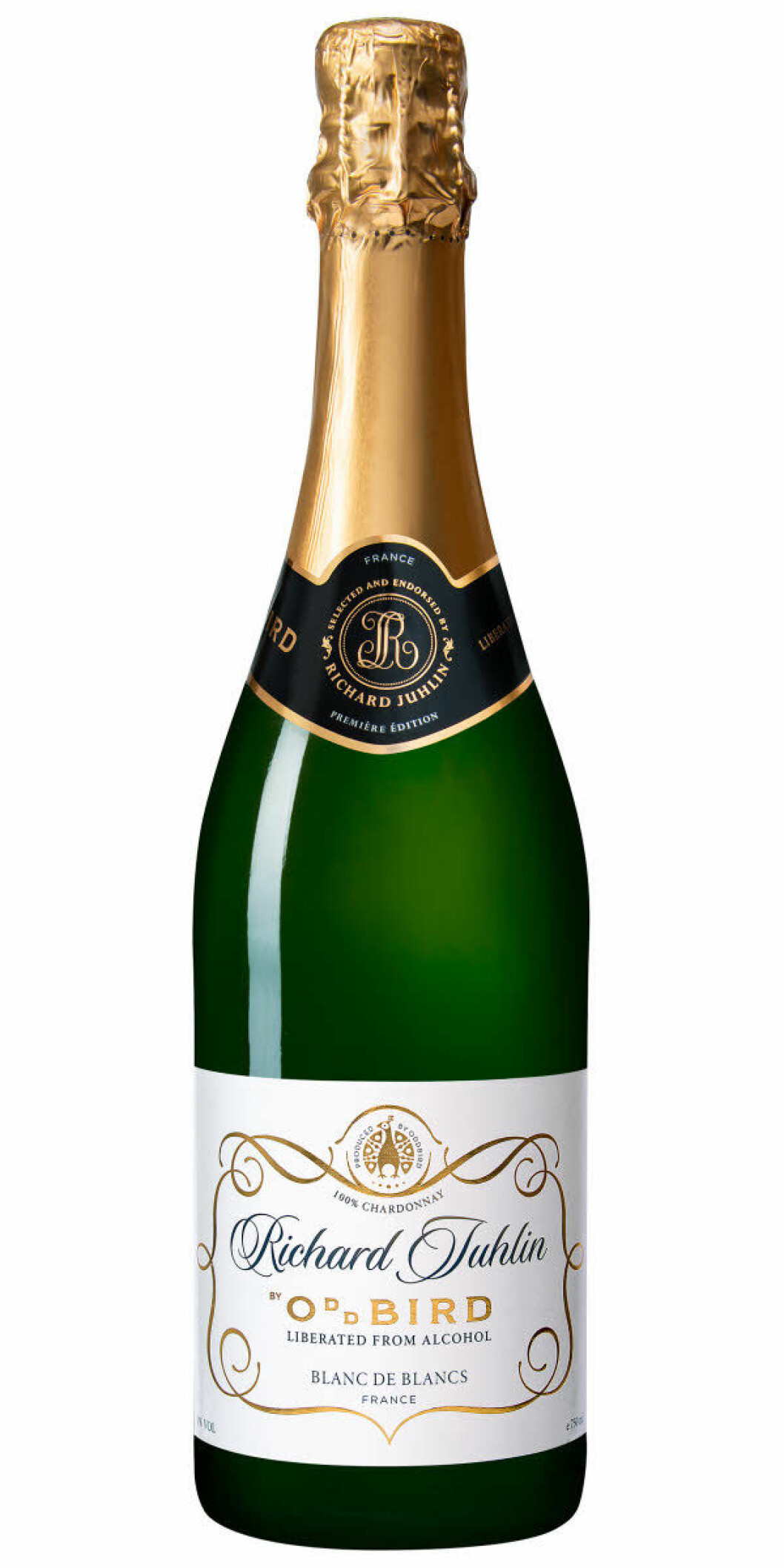 alkoholfritt mousserande vitt vin