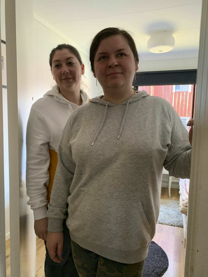 ”Barnens nyfikenhet hjälper oss att orka”. Ira och Alyona.