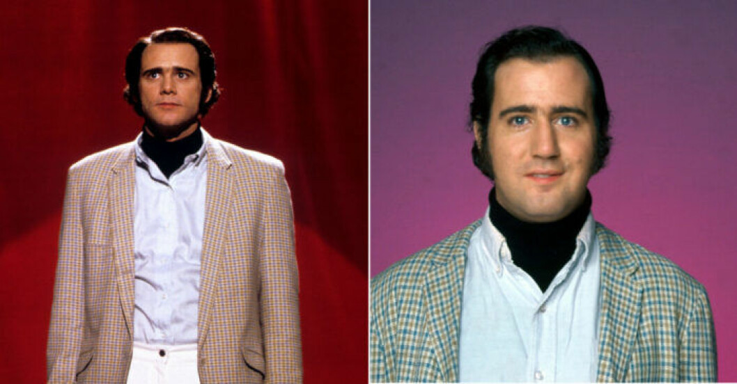 Jim Carrey som Andy Kaufman. 
