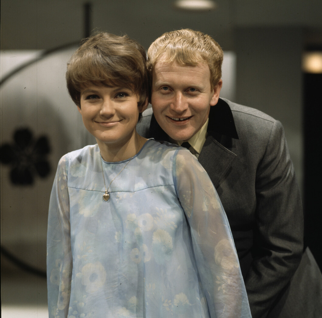 Anna-Lena Löfgren och Thore Skogman, på 1960-talet.