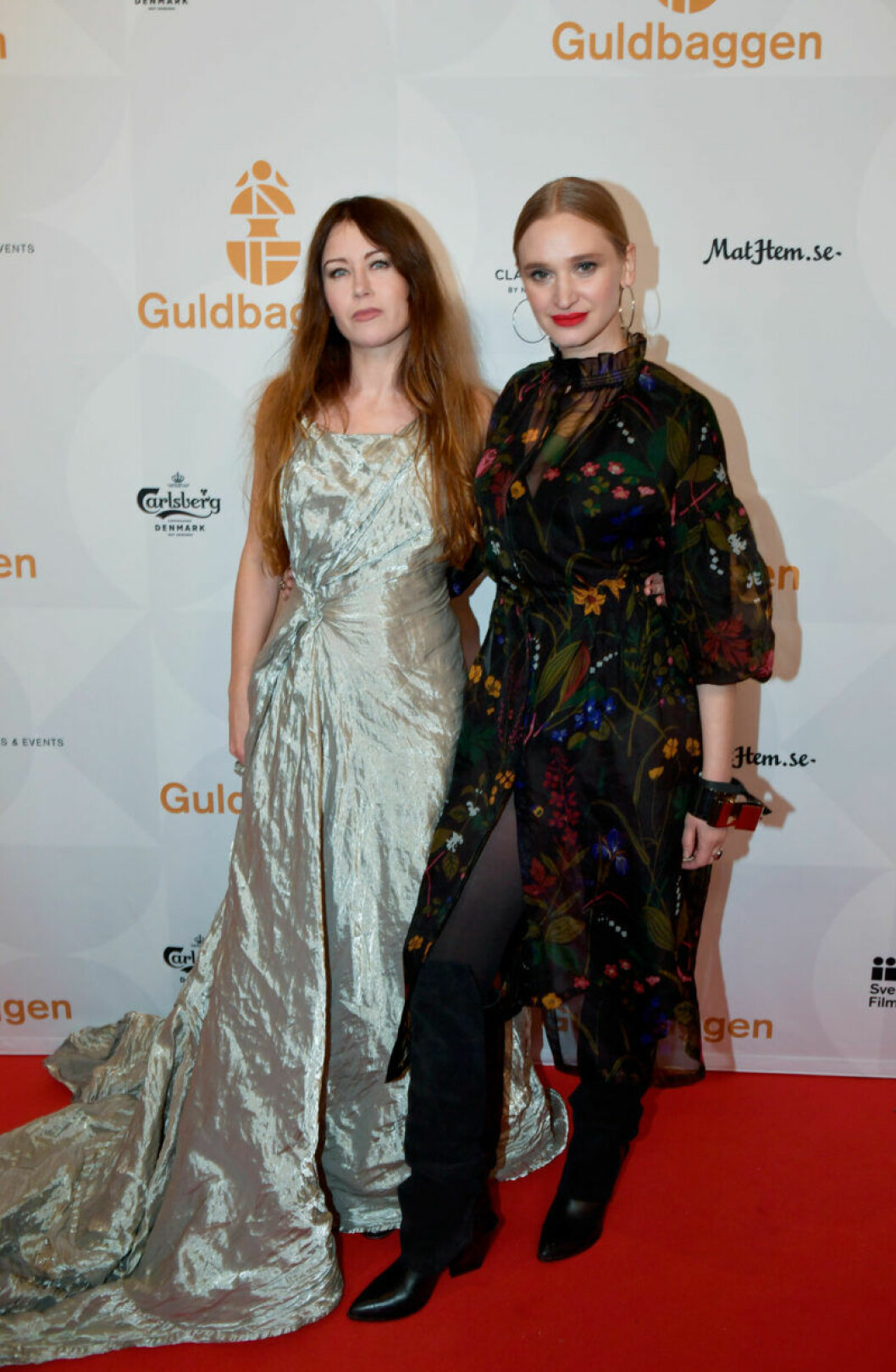 Anna Odell och Vera Vitali. Röda mattan, Anna Odell och Vera Vitali